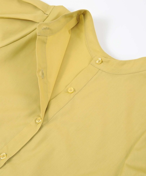 titivate（ティティベイト）の「前後2way袖ﾘﾎﾞﾝﾌﾞﾗｳｽ（シャツ/ブラウス・レディース・イエロー/ブラック/オフホワイト・M）」の21枚目の写真