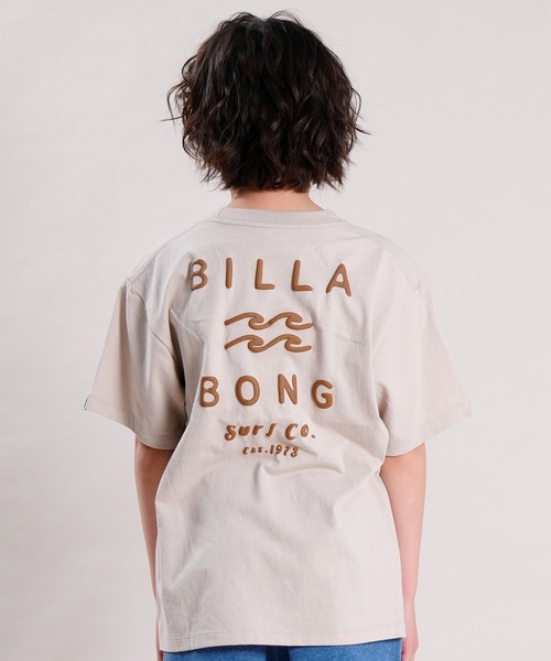 BILLABONG（ビラボン）の「BILLABONG/ビラボン キッズ ロゴTシャツ BC015-201（Tシャツ/カットソー・キッズ・ホワイト/ベージュ/ブラック・140cm/150cm/160cm/130cm）」の3枚目の写真