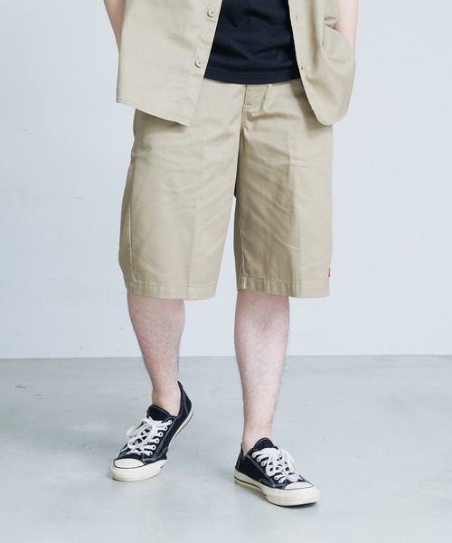 Dickies(ディッキーズ)の「【Dickies/ディッキーズ】 WORK SHORT PANTS ワークショーツ ショートパンツ ハーフパンツ(その他パンツ・メンズ・グリーン/ベージュ/アイボリー/ブラック・X-LARGE/MEDIUM/LARGE)」の3枚目の写真