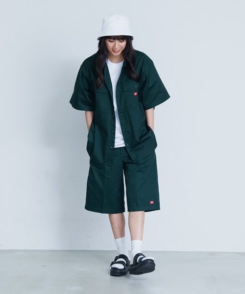 Dickies(ディッキーズ)の「【Dickies/ディッキーズ】 WORK SHORT PANTS ワークショーツ ショートパンツ ハーフパンツ(その他パンツ・メンズ・グリーン/ベージュ/アイボリー/ブラック・X-LARGE/MEDIUM/LARGE)」の16枚目の写真