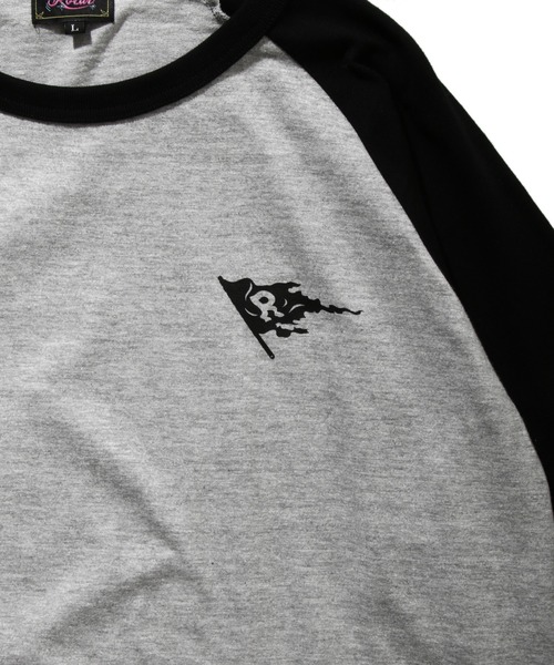 WHEEL RIDE Raglan Tee ラグラン バックプリント（Tシャツ