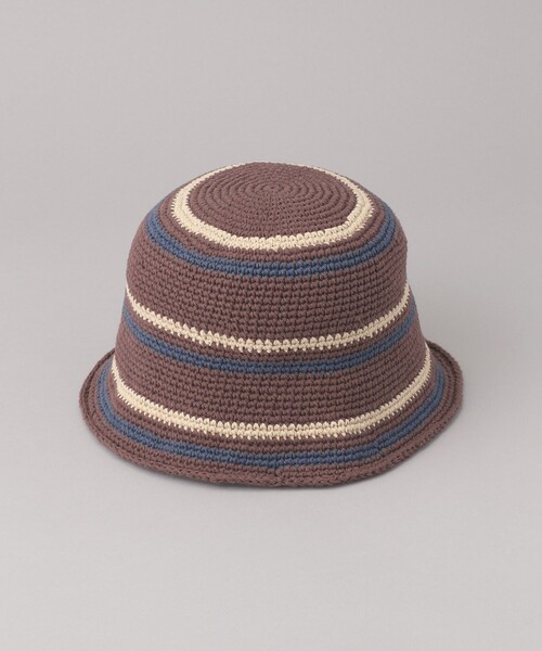FREAK'S STORE(フリークスストア)の「cie/シー crochet line hat/クロシェラインハット(ハット・レディース・オフホワイト/ブラウン/ピンク・ONE SIZE)」の2枚目の写真
