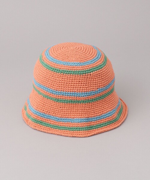 FREAK'S STORE(フリークスストア)の「cie/シー crochet line hat/クロシェラインハット(ハット・レディース・オフホワイト/ブラウン/ピンク・ONE SIZE)」の3枚目の写真