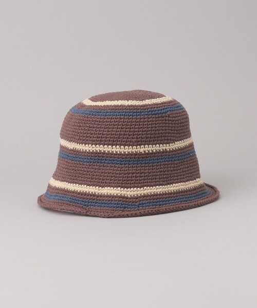 FREAK'S STORE(フリークスストア)の「cie/シー crochet line hat/クロシェラインハット(ハット・レディース・オフホワイト/ブラウン/ピンク・ONE SIZE)」の7枚目の写真