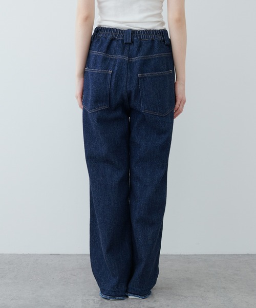 PUAL CE CIN（ピュアルセシン）の「ルーズカツラギＪＡＰＡＮデニムパンツ（デニムパンツ・レディース・ナチュラル/ホワイト/インディゴブルー・FREE）」の18枚目の写真