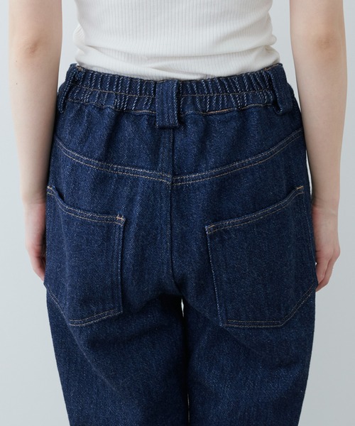 PUAL CE CIN（ピュアルセシン）の「ルーズカツラギＪＡＰＡＮデニムパンツ（デニムパンツ・レディース・ナチュラル/ホワイト/インディゴブルー・FREE）」の17枚目の写真