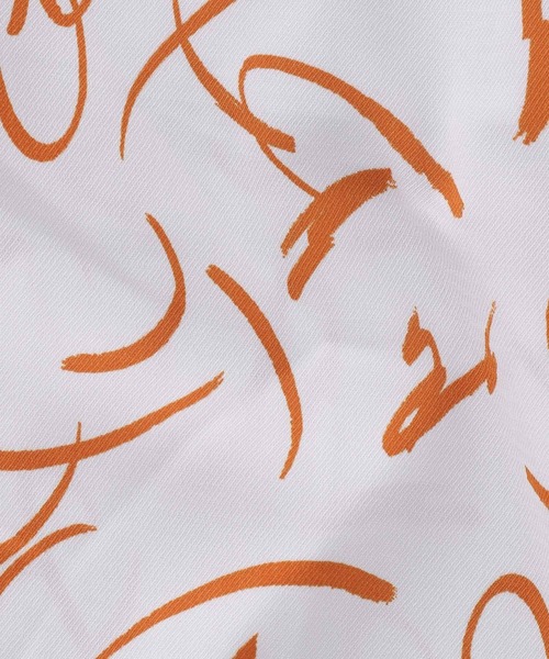 LEPSIM（レプシィム）の「ペイント風プリントワンピース　261208（ワンピース・レディース・ブラック/オレンジ・FREE）」の12枚目の写真