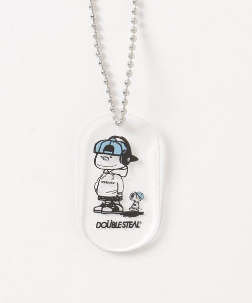 DOUBLE STEAL(ダブルスティール)の「Acrylic Dogtag Necklace(ネックレス・メンズ・ホワイト系その他3/ホワイト系その他4/ブラック系その他/ブラック系その他3/ブラック系その他2/ブラック系その他4/ホワイト系その他2/ホワイト系その他・FREE)」の2枚目の写真