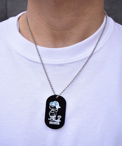 DOUBLE STEAL(ダブルスティール)の「Acrylic Dogtag Necklace(ネックレス・メンズ・ホワイト系その他3/ホワイト系その他4/ブラック系その他/ブラック系その他3/ブラック系その他2/ブラック系その他4/ホワイト系その他2/ホワイト系その他・FREE)」の6枚目の写真
