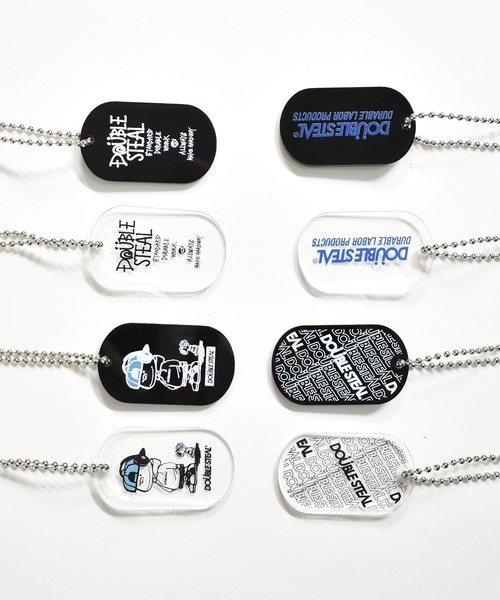 DOUBLE STEAL(ダブルスティール)の「Acrylic Dogtag Necklace(ネックレス・メンズ・ホワイト系その他3/ホワイト系その他4/ブラック系その他/ブラック系その他3/ブラック系その他2/ブラック系その他4/ホワイト系その他2/ホワイト系その他・FREE)」の10枚目の写真