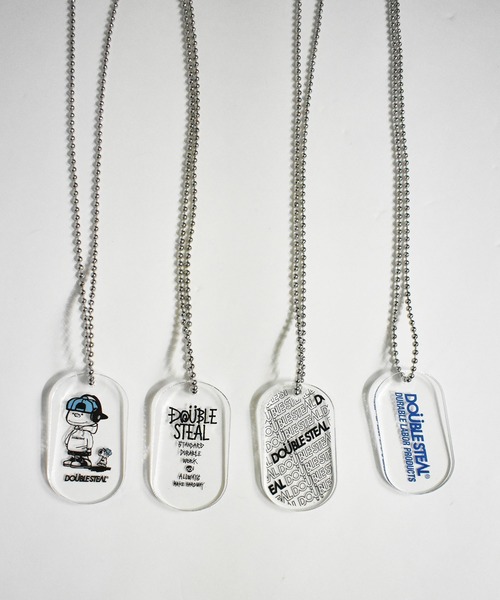 DOUBLE STEAL(ダブルスティール)の「Acrylic Dogtag Necklace(ネックレス・メンズ・ホワイト系その他3/ホワイト系その他4/ブラック系その他/ブラック系その他3/ブラック系その他2/ブラック系その他4/ホワイト系その他2/ホワイト系その他・FREE)」の11枚目の写真