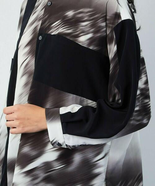 FRAPBOIS（フラボア）の「ミスティー シャツ（シャツ/ブラウス・レディース・オレンジ系その他/ブラック系その他・1/2）」の7枚目の写真