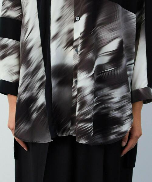 FRAPBOIS（フラボア）の「ミスティー シャツ（シャツ/ブラウス・レディース・オレンジ系その他/ブラック系その他・1/2）」の10枚目の写真