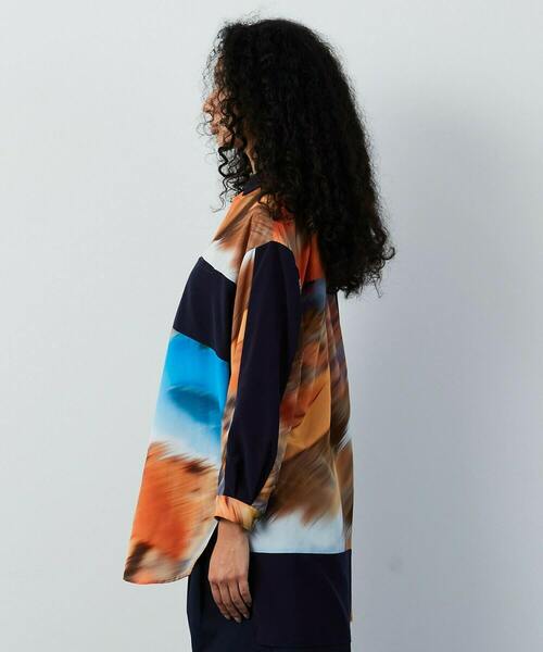 FRAPBOIS（フラボア）の「ミスティー シャツ（シャツ/ブラウス・レディース・オレンジ系その他/ブラック系その他・1/2）」の11枚目の写真