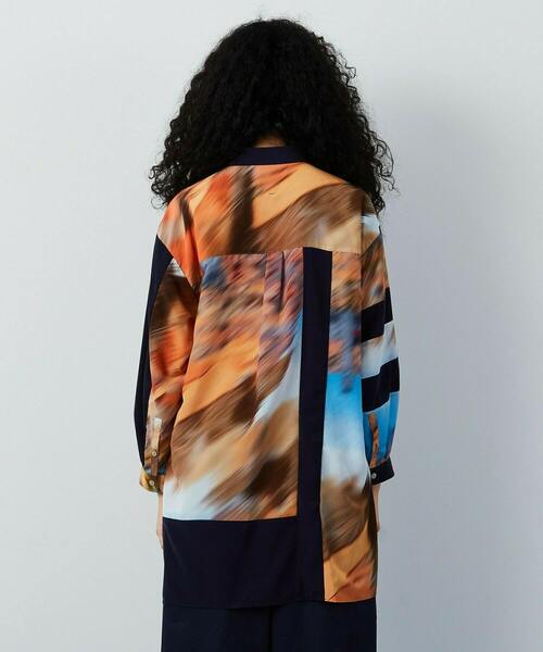 FRAPBOIS（フラボア）の「ミスティー シャツ（シャツ/ブラウス・レディース・オレンジ系その他/ブラック系その他・1/2）」の12枚目の写真