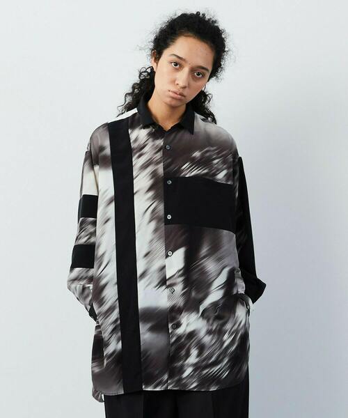 FRAPBOIS（フラボア）の「ミスティー シャツ（シャツ/ブラウス・レディース・オレンジ系その他/ブラック系その他・1/2）」の14枚目の写真