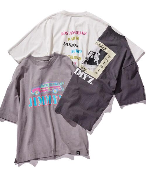 JIMMY'Z(ジミーズ)の「JIMMYZ(ジミーズ)別注プリントTシャツ(Tシャツ/カットソー・メンズ・ホワイト/ライトグレー/ブラック・SMALL/LARGE/X-LARGE/MEDIUM)」の4枚目の写真