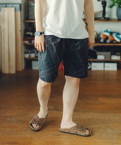 総柄シアサッカーショーツ