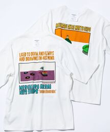 SHIPS | SHIPS: アート モチーフ プリント Tシャツ 安西水丸(Tシャツ/カットソー)