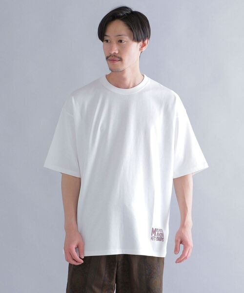 セール】SHIPS: アート モチーフ プリント Tシャツ 安西水丸（Tシャツ