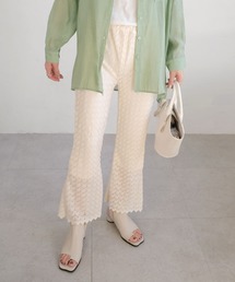 ＡＮＤＪ | 【2022/SS】総レースフレアパンツ(その他パンツ)