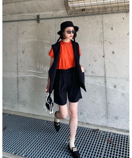 14+（イチヨンプラス）の「ラフィアブレードリボン付きカンカン帽（ハット・レディース・ブラック/アイボリー/ナチュラル・FREE）」の7枚目の写真