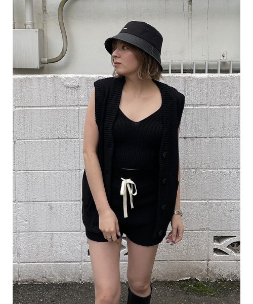 ENVYM（アンビー）の「リブニットＳＰＴ（その他パンツ・レディース・ブラック/ベージュ/グレー・FREE）」の12枚目の写真