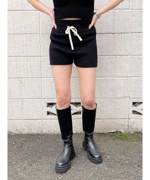 ENVYM（アンビー）の「リブニットＳＰＴ（その他パンツ・レディース・ブラック/ベージュ/グレー・FREE）」の13枚目の写真