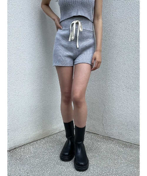 ENVYM（アンビー）の「リブニットＳＰＴ（その他パンツ・レディース・ブラック/ベージュ/グレー・FREE）」の17枚目の写真