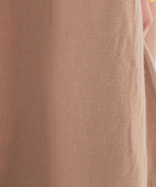 abahouse mavie（アバハウスマヴィ）の「レーヨンリネントッパー（ステンカラーコート・レディース・ブラック/ベージュ/ピンク/グリーン・フリー）」の9枚目の写真