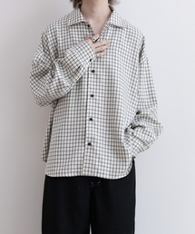 CASPER JOHN | Imitation wool huge shirts/イミテーションウールヒュージシャツ(シャツ/ブラウス)