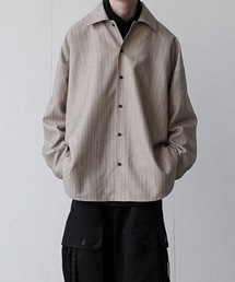 CASPER JOHN | Imitation wool huge shirts/イミテーションウールヒュージシャツ(シャツ/ブラウス)