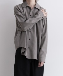 CASPER JOHN | Imitation wool huge shirts/イミテーションウールヒュージシャツ(シャツ/ブラウス)
