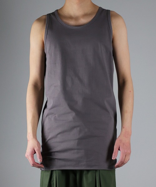 NUMBER (N)INE（ナンバーナイン）の「NUMBER (N)INE / ナンバーナイン HIGH GAUGE COTTON LONG TANK TOP/ハイゲージ度詰コットン天竺 カットオフ ロングタンクトップ（タンクトップ・メンズ・ブラック/ホワイト/グレー・4/3/2）」の22枚目の写真