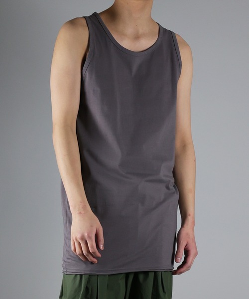 NUMBER (N)INE（ナンバーナイン）の「NUMBER (N)INE / ナンバーナイン HIGH GAUGE COTTON LONG TANK TOP/ハイゲージ度詰コットン天竺 カットオフ ロングタンクトップ（タンクトップ・メンズ・ブラック/ホワイト/グレー・4/3/2）」の20枚目の写真