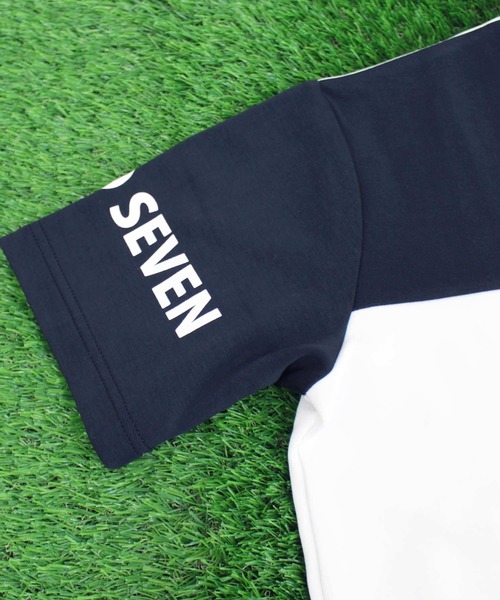 GIORNO SEVEN（ジョルノセブン）の「接触冷感 半袖 ゴルフモックネック 袖ロゴ ポロシャツ 切替 ゴルフウェア メンズ（ゴルフグッズ・メンズ・ブラック/ブラック×ホワイト/ターコイズブルー/ホワイト/ホワイト×ネイビー/ネイビー・M/XL/L/XXL/3XL）」の20枚目の写真