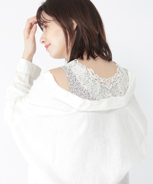 studio CLIP（スタディオクリップ）の「2WAYレースタンクトップ（タンクトップ・レディース・ホワイト/イエロー/ブルー/スモーク/その他8/その他7/オリーブ/アイボリー/オフホワイト・MEDIUM/LARGE/X-LARGE/XX-LARGE/XXX-LARGE）」の9枚目の写真