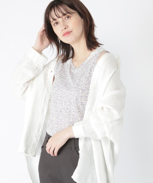 studio CLIP（スタディオクリップ）の「2WAYレースタンクトップ（タンクトップ・レディース・ホワイト/イエロー/ブルー/スモーク/その他8/その他7/オリーブ/アイボリー/オフホワイト・MEDIUM/LARGE/X-LARGE/XX-LARGE/XXX-LARGE）」の10枚目の写真