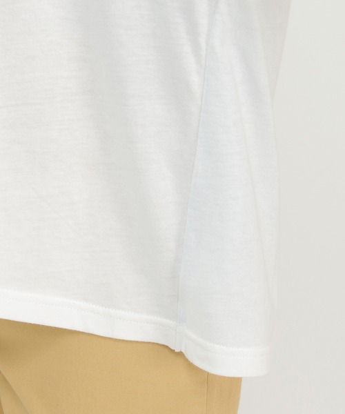 ikka（イッカ）の「【Sサイズ WEB限定】コットンUSAバックシャンプルオーバー（Tシャツ/カットソー・レディース・オフホワイト/ブルー/その他1/その他4/ブラック・S/M/L）」の7枚目の写真