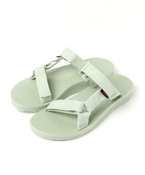 Teva(テバ)の「【Teva(テバ)】UNIVERSAL SLIDE(サンダル・レディース・ブラック/ライトグリーン・23/24)」の1枚目の写真