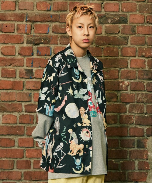 LMCの「【LMC】CRAYON ARTWORK SHORT SLV SHIRT / エルエムシー