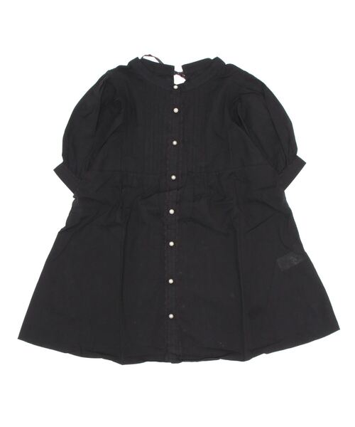 アドーア　ボリューム袖　チュニック　ブラック axes femme（アクシーズファム）の「ボリューム袖チュニック