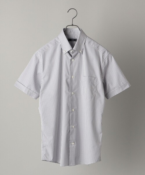 SHIPS（シップス）の「SHIPS: ギンガムチェック 半袖 シャツ（Tシャツ/カットソー・メンズ・ネイビー/グレー・SMALL/MEDIUM/LARGE/X-LARGE）」の16枚目の写真
