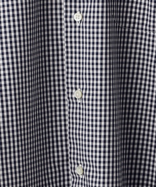 SHIPS（シップス）の「SHIPS: ギンガムチェック 半袖 シャツ（Tシャツ/カットソー・メンズ・ネイビー/グレー・SMALL/MEDIUM/LARGE/X-LARGE）」の19枚目の写真