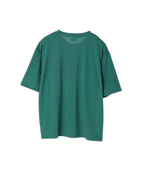 koe(コエ)の「カレッジプリント半袖Tシャツ*(Tシャツ/カットソー・レディース・グリーン/ブラック/ホワイト/ブルー・XL/M/L)」の10枚目の写真