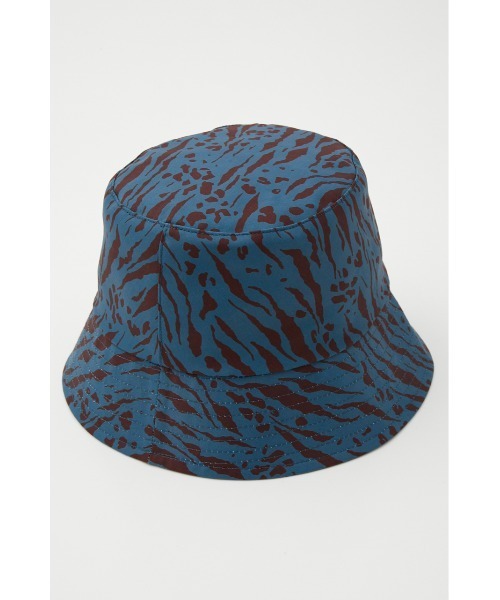 AZUL by moussy（アズールバイマウジー）の「ZEBRA PATTERN RV BUCKET HAT/ゼブラパターンRVバケットハット（ハット・レディース・ホワイト系その他/ブルー系その他・FREE）」の13枚目の写真