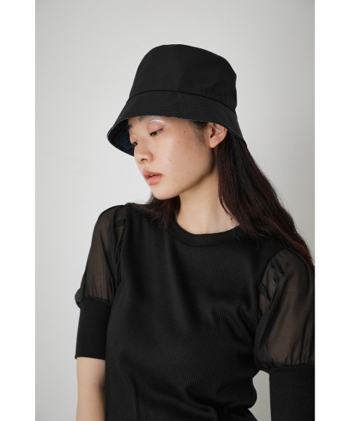 AZUL by moussy（アズールバイマウジー）の「ZEBRA PATTERN RV BUCKET HAT/ゼブラパターンRVバケットハット（ハット・レディース・ホワイト系その他/ブルー系その他・FREE）」の18枚目の写真