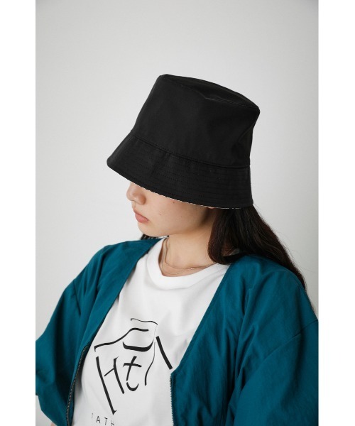 AZUL by moussy（アズールバイマウジー）の「ZEBRA PATTERN RV BUCKET HAT/ゼブラパターンRVバケットハット（ハット・レディース・ホワイト系その他/ブルー系その他・FREE）」の10枚目の写真