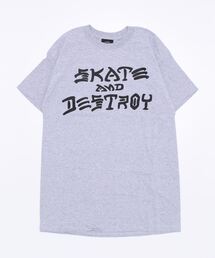 【THRASHER】（UN）SKATE AND DESTROY TEE