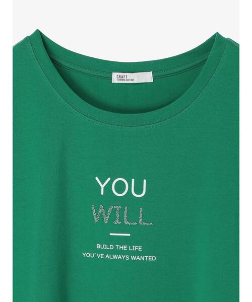 CRAFT STANDARD BOUTIQUE(クラフトスタンダードブティック)の「サスティナブルキャビアpt Tシャツ *(Tシャツ/カットソー・レディース・オフホワイト/ブルー/グリーン/レッド/ブラック・M/L)」の22枚目の写真